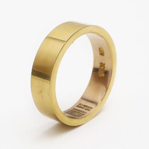 【２点セット】 純金 リング 徳力本店 8.5g 厚み1.6mm 幅5mm K24 般若心経入縁起物 クリスマス お正月 お祝い 金工芸 金貨【受注生産 お届け約１ヵ月 】 【IQY3490061639】(127006円)