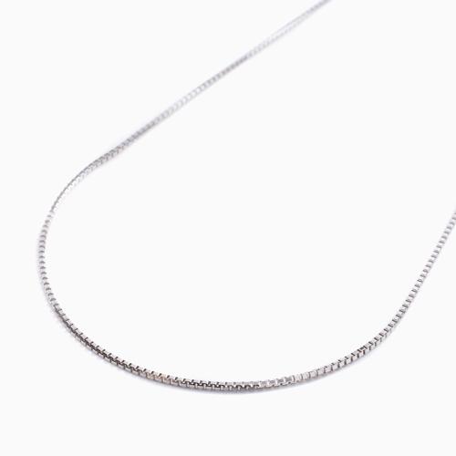 新品未使用品:プラチナ999(純プラチナ) デザインチェーンネックレス 45cm 純プラチナ ネックレス ベネチアン チェーン 45cm Pt999