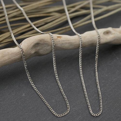 プラチナ ネックレス 喜平 チェーン Pt850 2面カット キヘイ 50cm