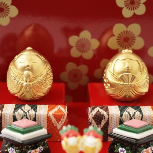 受注生産 徳力本店 純金（K24） たま雛 お雛様 縁起物 お正月