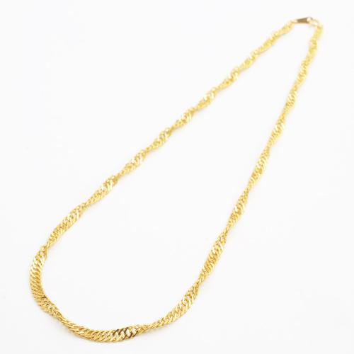 【K24】純金スクリューチェーンネックレス K24 スクリューネックレス K24 純金スクリュー チェーン ネックレス