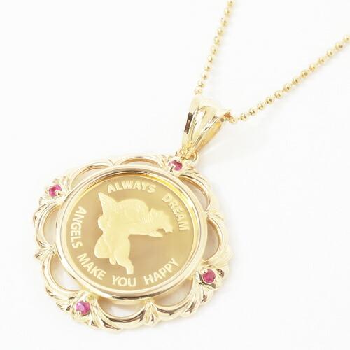 超美品 天然 ルビー ４個入 純金 エンジェル 1 25 コイン 金貨 デザインペンダント 天使 新品即決 Lespakigali Com
