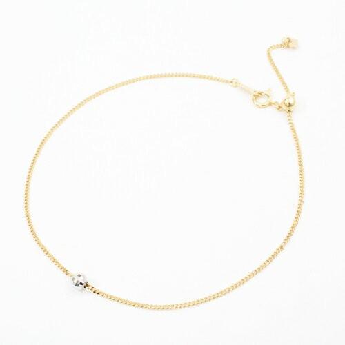 18金 ブレスレット 喜平 チェーン K18 キヘイ アンクレット 2面カット