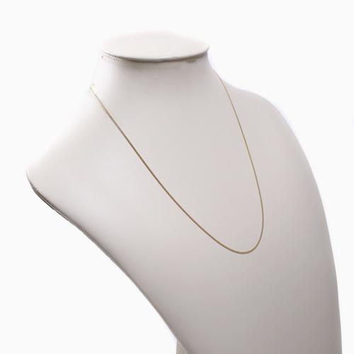 18金 ネックレス 喜平 K18 キヘイ チェーン 50cm レディース お洒落 ギフト シンプル 上品の画像
