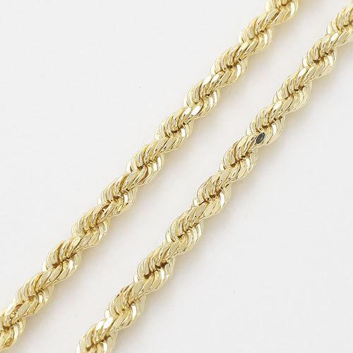 受注生産品 男女兼用 イタリア製 70cm ロングサイズ ロープ 18金 K18 約7g ゴールド パイプロープ ROPE CHAIN ネックレス｜walk2｜03