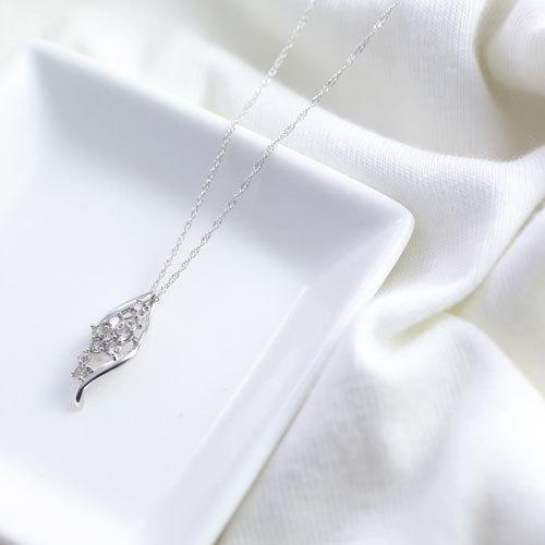 ダイヤモンド ペンダント ネックレス ダイヤ 合計0.3カラット プラチナ