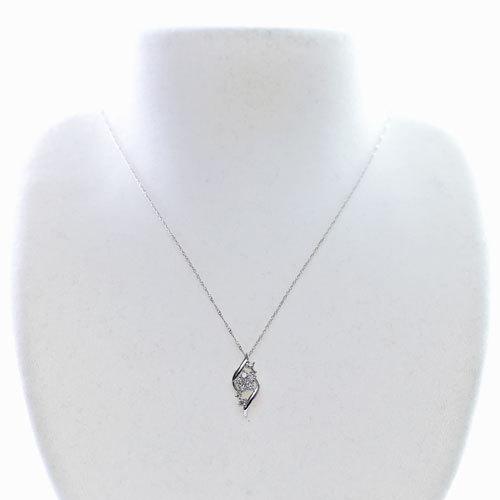 ダイヤモンド ペンダント ネックレス ダイヤ 合計0.3カラット プラチナ