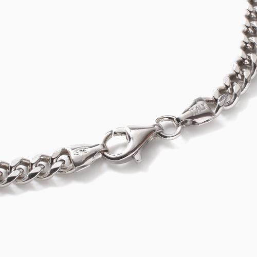 【DIBI】シルバー（銀無垢） ６面カット 喜平 ネックレス イタリア直輸入 VICENZA 最先端カット技術 ディビ社製 男女兼用 男性 メンズ Silver チェーンの画像