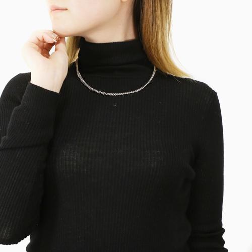 【DIBI】シルバー（銀無垢） ６面カット 喜平 ネックレス イタリア直輸入 VICENZA 最先端カット技術 ディビ社製 男女兼用 男性 メンズ Silver チェーンの画像
