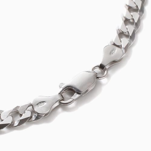 DIBI シルバー 銀無垢 8面カット フラット喜平ネックレス イタリア 直