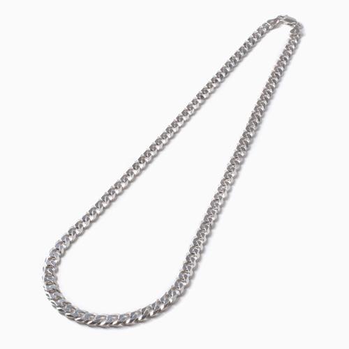 DIBI シルバー 銀無垢 8面カット フラット喜平ネックレス イタリア 直