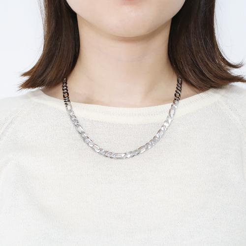 DIBI シルバー 銀無垢 スーパーフラット8面カット ネックレス