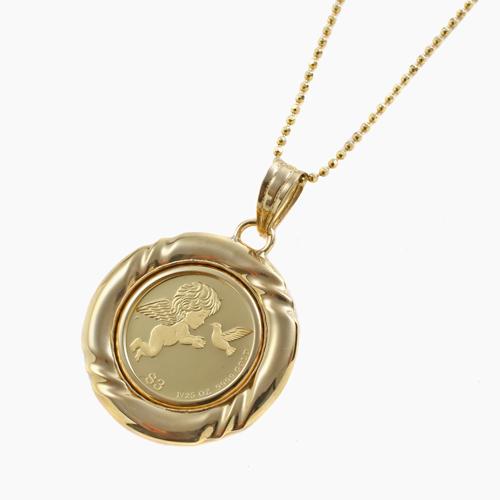 メーカー 一覧 純金コイン エンジェル 金貨 1/25 天使 リバーシブル 両面使える 貨幣