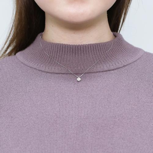 プラチナ　ネックレス　ダイヤ　7粒　pt850 pt900 プラチナ Pt850 Pt900 Platinum ダイヤモンド ラッキーセブン