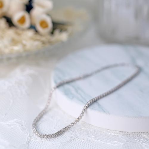 ダイヤモンド 合計1カラット プラチナ Pt850 テニス ブレスレット  