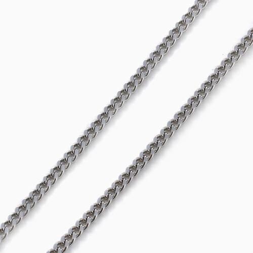 プラチナ Pt850 ネックレス 喜平 キヘイ チェーン 60cm 6.8g ２面カット お洒落 記念日 メンズ レディース オシャレ  男女兼用 1.5mm 爆買の画像