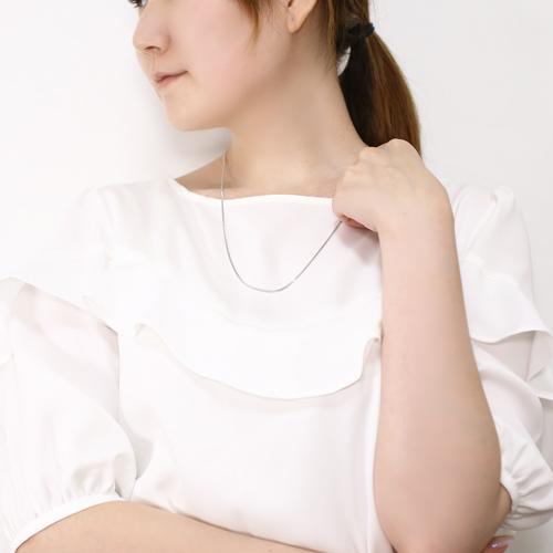 プラチナ Pt850 ネックレス 喜平 キヘイ チェーン 60cm 6.8g ２面カット お洒落 記念日 メンズ レディース オシャレ  男女兼用 1.5mm 爆買の画像