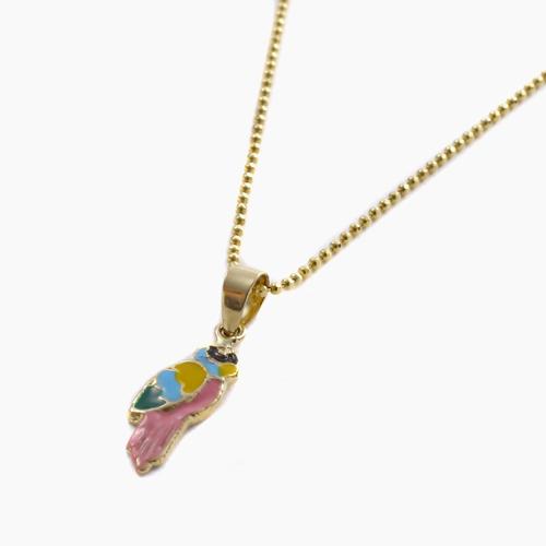 SPAIN CORDOBA スペイン製 18金 K18 オウム PARROT インコ 幸運