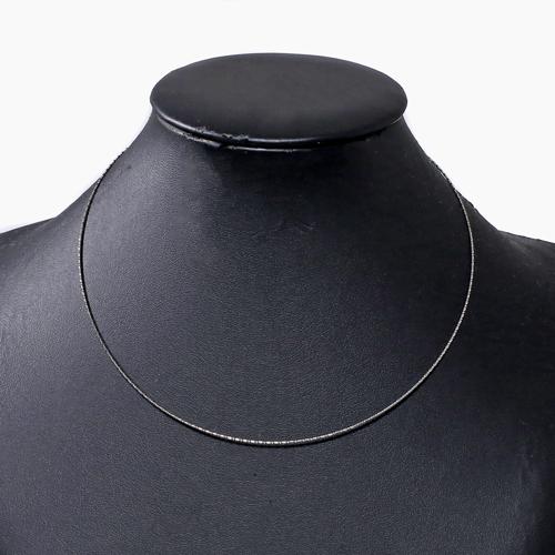 純プラチナ オメガネックレス Pt999 ネックレスペンダント 形状記憶 チタン入 ショートロング 日本製 刻印入 長さ調節可能 細い 繊細の画像