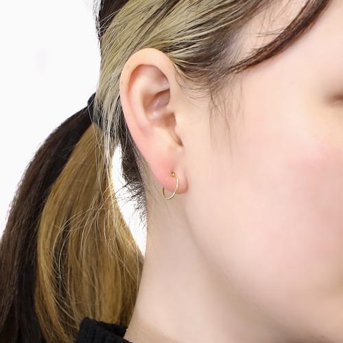 18金イヤーカフ K18イヤークリップ イヤリング イエローゴールド