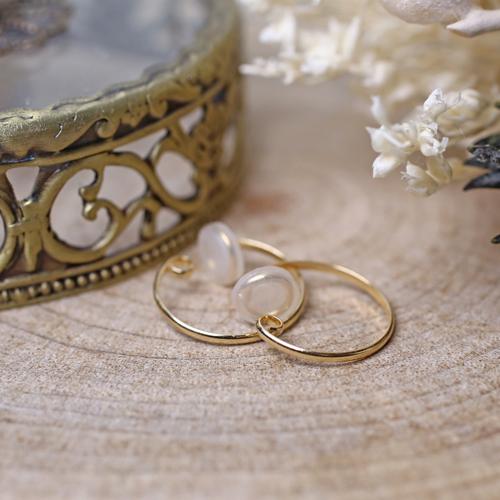 18金イヤーカフ K18イヤークリップ イヤリング イエローゴールド