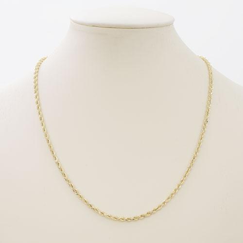 限定お値下げイタリア製 K18 チェーンネックレス 18金 ネックレス K18チェーンネックレス パイプロープチェーン