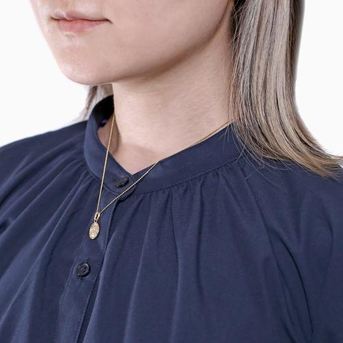 18金 ペンダント K18エンジェル シルバー925カットボールチェーン プチ