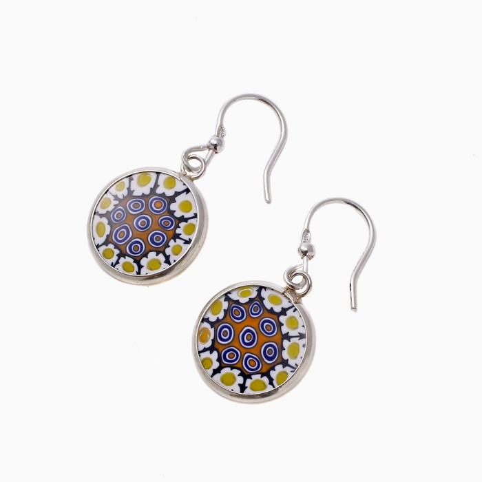 ベネチアングラスピアス ベネチアンガラス ハンドメイドアクセ