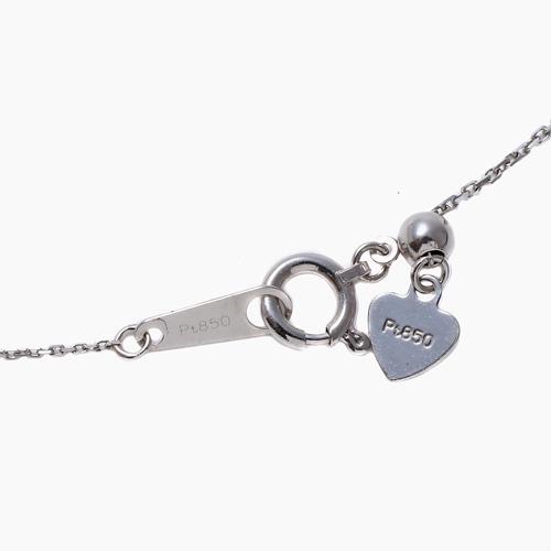 ☆綺麗！！きらきら輝き プラチナPt850 長さ16.5cmブレスレット プラチナ Pt850 PLATINUM ブレスレット チェーン 小豆 アズキ