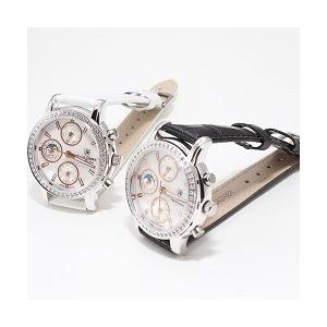 腕時計 ウォッチ ホワイトベルト キュービックジルコニア CZ 白蝶貝