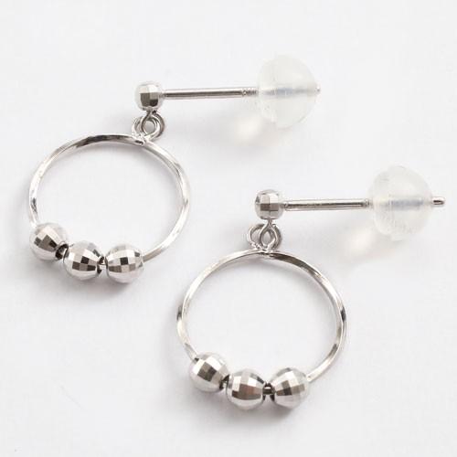 送料無料】10金 K10 10k K10WG ホワイトゴールド ピアス スタッズ