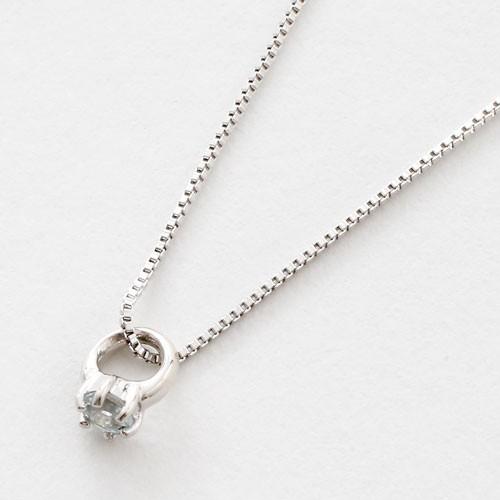 楽天市場】ベビーリング ネックレス ダイヤモンド 4月 誕生石 K10