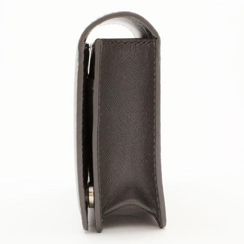 Della レザー 本革 牛革 名刺入れ ファッション グレー 灰色マグネット