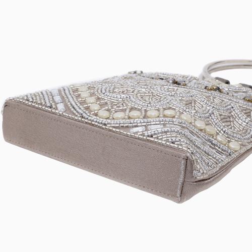 ウロコビーズ フラワービーズ バッグ ハンドバッグ ショルダーバッグ