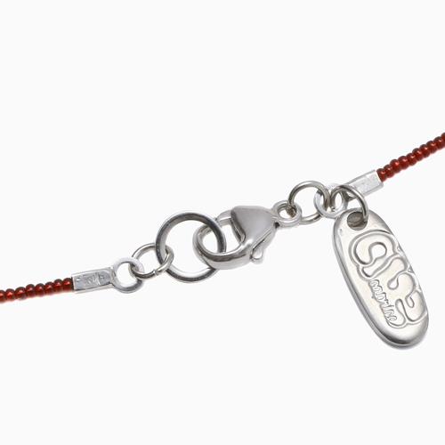 ベネチアングラスネックレス ベネチアンガラス レッド 赤 レディース