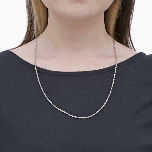 プラチナ950 パイプロープ ブレスレット オシャレ レディース チェーン