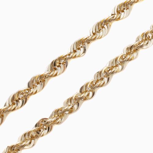 18金 パイプロープネックレス  オシャレ レディース チェーンネックレス ユニセックス ペアジュエリー シンプル メンズ K18 18k k18 ゴールドの画像