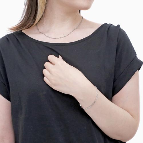 pt950 シンプル　チェーン　ネックレス クリップチェーン ネックレス Pt950プラチナ ユニセックス 新品