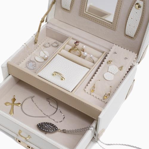 ジュエリーボックス ジュエリーケース 宝石箱 ご自宅用 お祝い 結婚祝い 女性への贈り物 ギフト 収納ボックス アクセサリーケース 合皮 スエード ミラー 鏡 鍵付き ジュエリーボックス ジュエリーケース 宝石箱 ご自宅用 お祝い 結婚