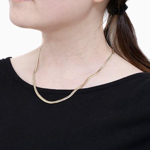 新品 18金 K18 喜平 キヘイ ネックレス 45cm 即日発送 喜平 ネックレス K18 トリプル 12面 45g 45cm 造幣局検定マーク(ホール