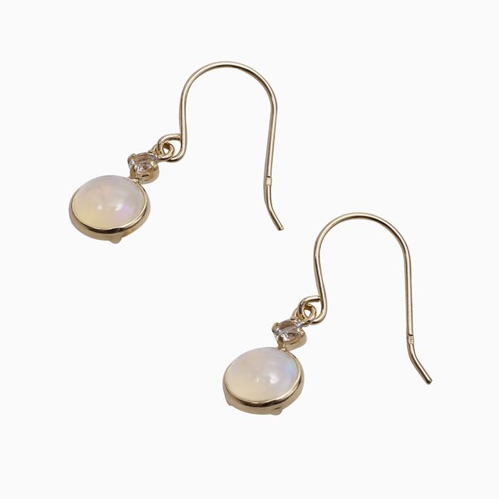 18金 K18 18k 地金 ゴールド ピアス フック式ピアス 揺れるピアス 18k 