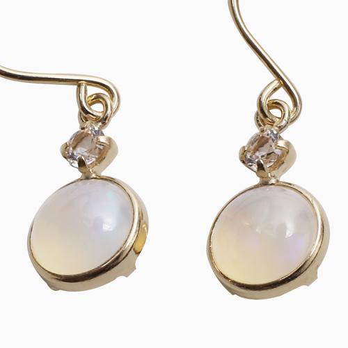 18金 K18 18k 地金 ゴールド ピアス フック式ピアス 揺れるピアス 18k