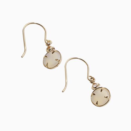 18金 K18 18k 地金 ゴールド ピアス フック式ピアス 揺れるピアス 18k
