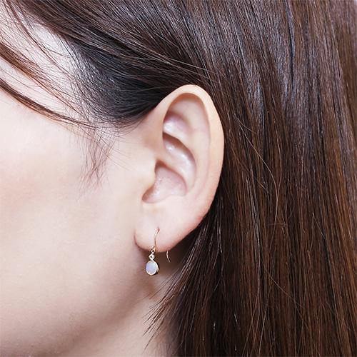 18金 K18 18k 地金 ゴールド ピアス フック式ピアス 揺れるピアス 18k 