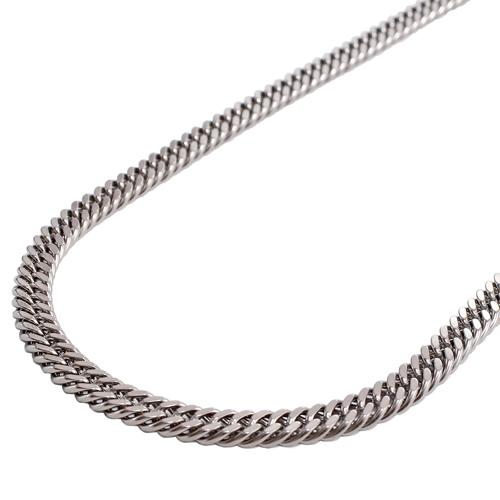 日本製 TITANIUM チタン 純チタン ２面カットキヘイ 喜平 キヘイ ネックレス  メンズネックレス メンズアクセサリー クリックポスト便対応 爆買の画像
