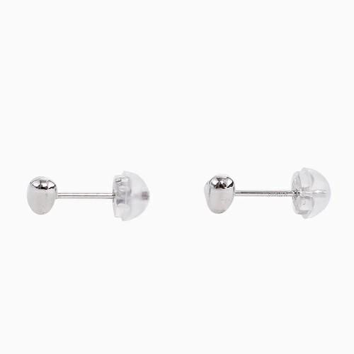 10金 K10 10k K10WG ホワイトゴールド ピアス ハート型ピアス スタッド 