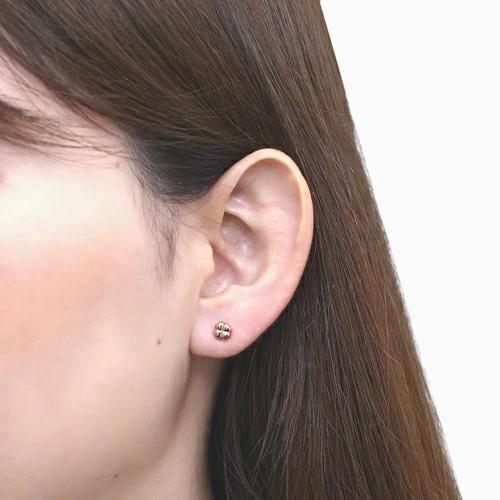 10金 K10 10k K10PG ピンクゴールド ピアス クローバーピアス スタッズ 