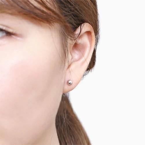 10金 K10 10k K10WG ホワイトゴールドピアス スタッズピアス 小さめ 
