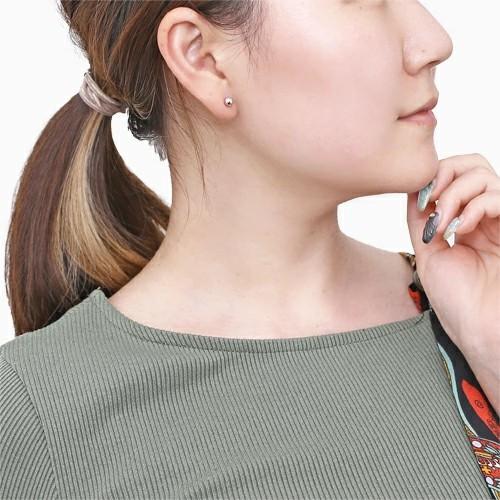 10金 K10 10k K10WG ホワイトゴールドピアス スタッズピアス 小さめ 