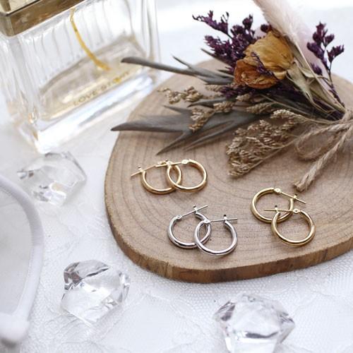 ジュエリーウォーク心斎橋] 10金 ホワイトゴールド ミラーボール